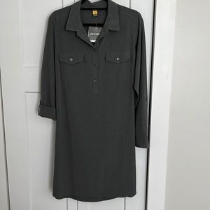 Long sleeve shirt dress